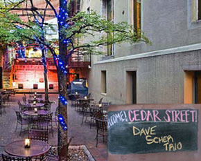 cedar street courtyard